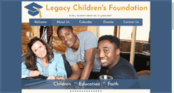 Desktop Screenshot of legacychildrensfoundation.com